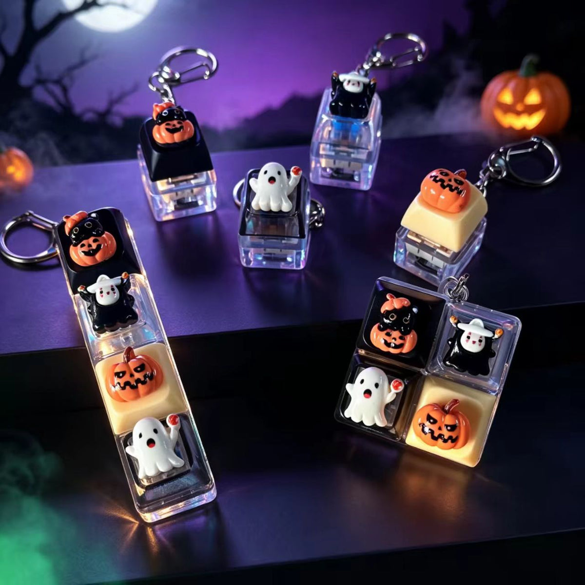 Halloween Fidget Keychain